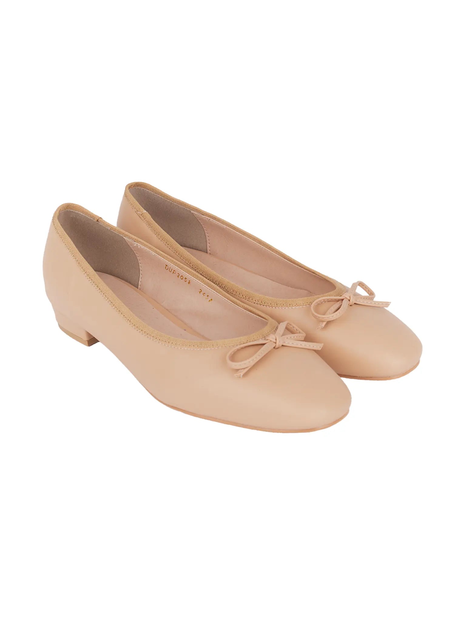 Eco Leather Ballet Flats With Bow CG520