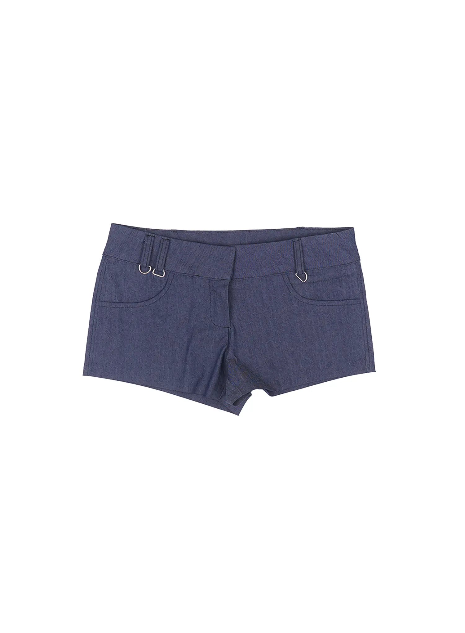 Low-Waist No-Fade Denim Shorts CU511
