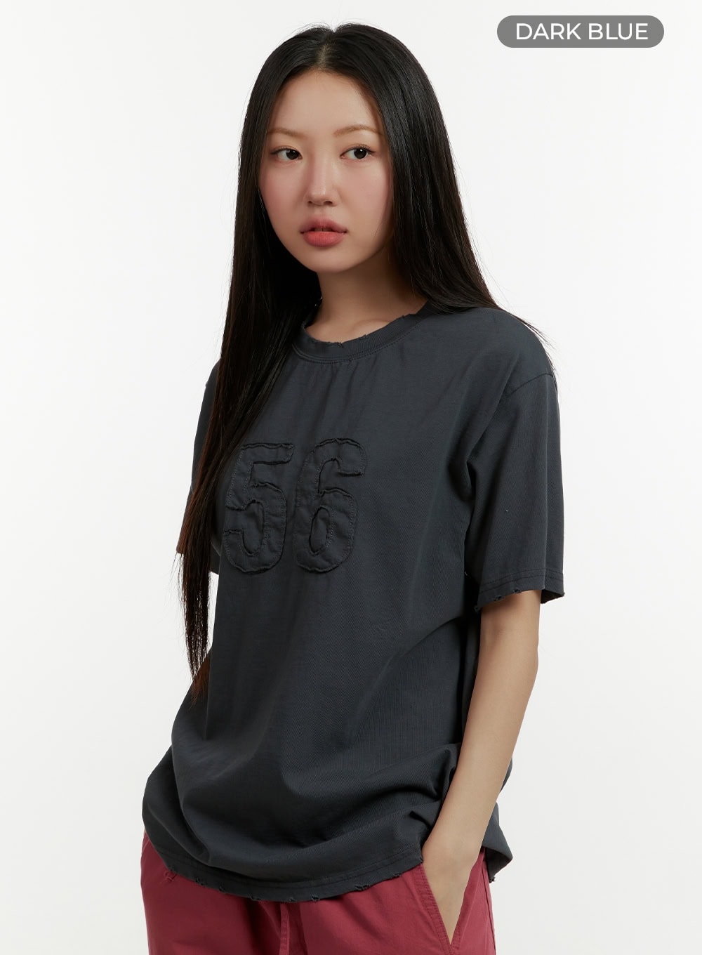 Oversized Patches T-Shirt CY408