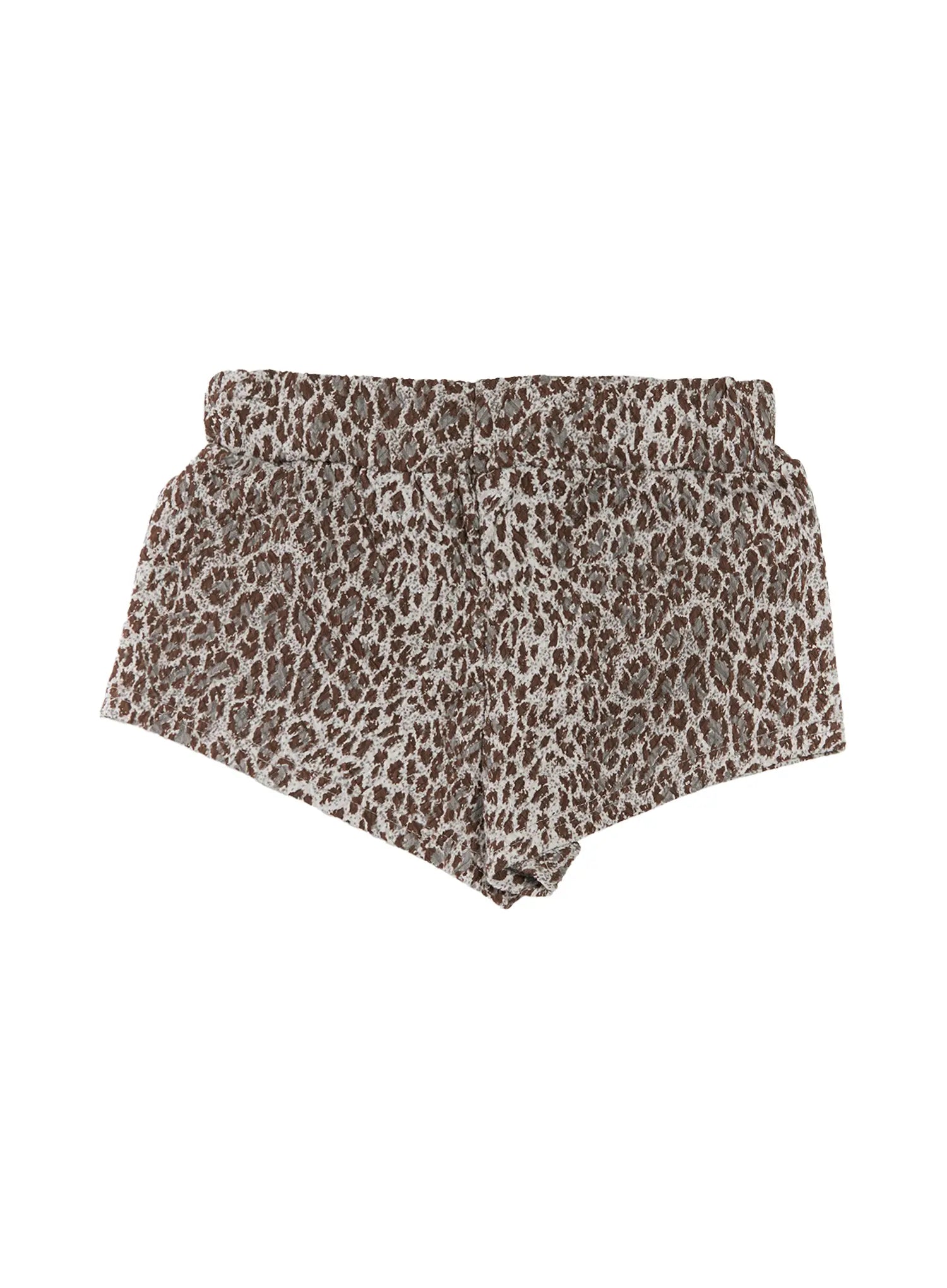 Leopard Print Mini Shorts CS522