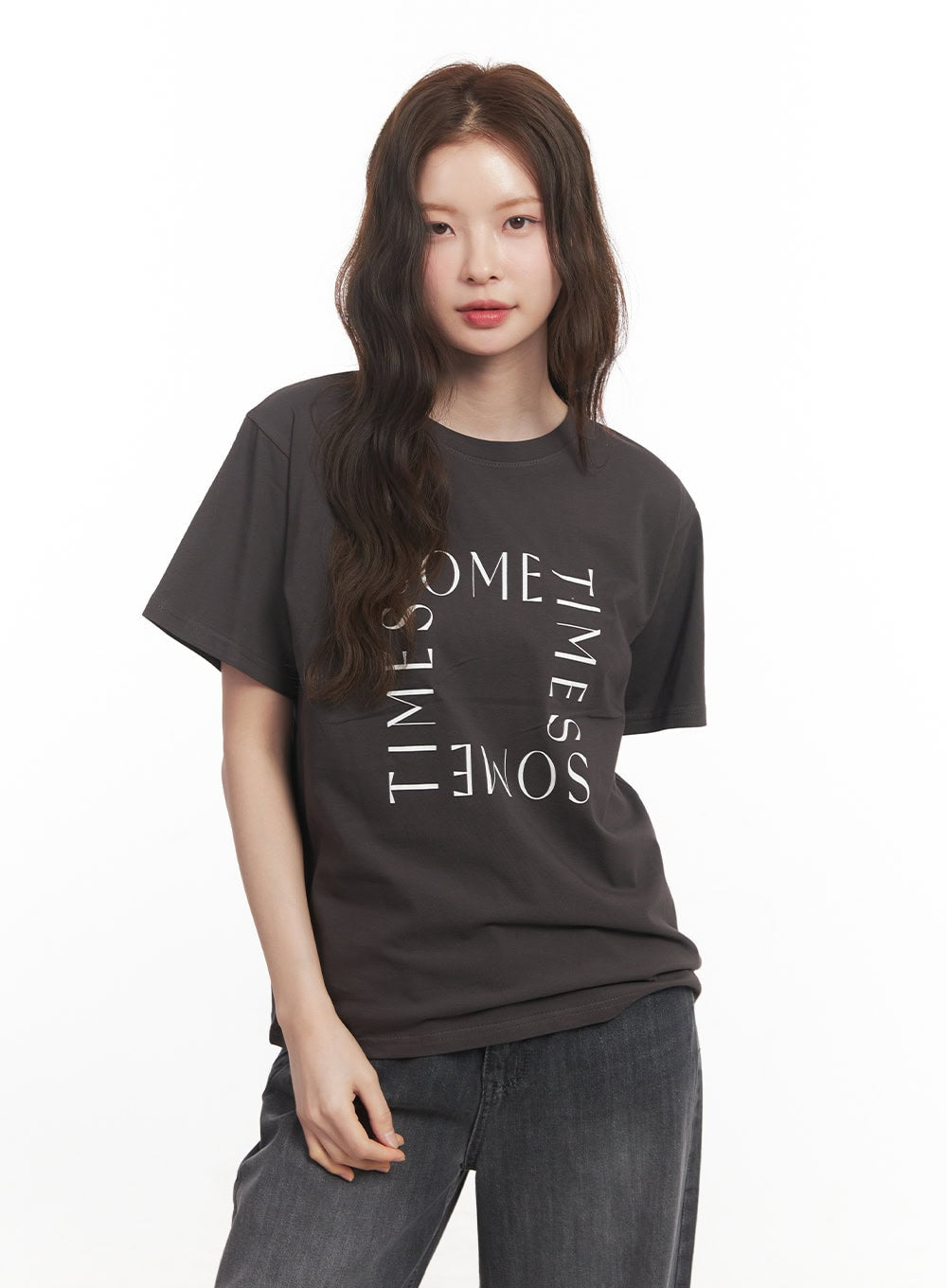 Graphic Crew Neck T-Shirt CA502