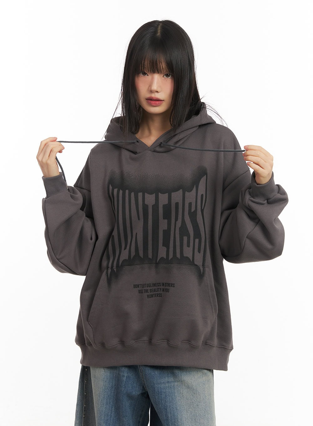 Graphic Oversized Hoodie CF519