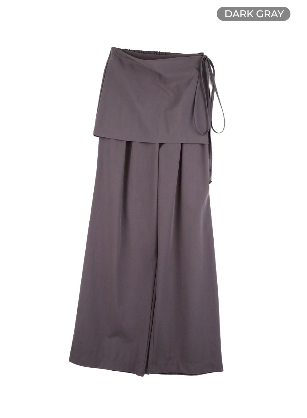 Cotton Wrap Skirt Wide Pants CY403