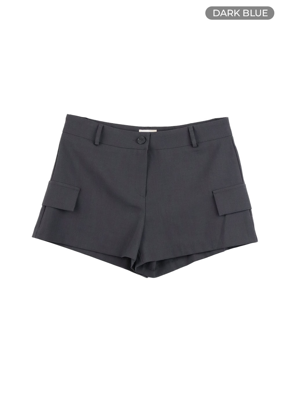 Solid Side Pocket Shorts CY403