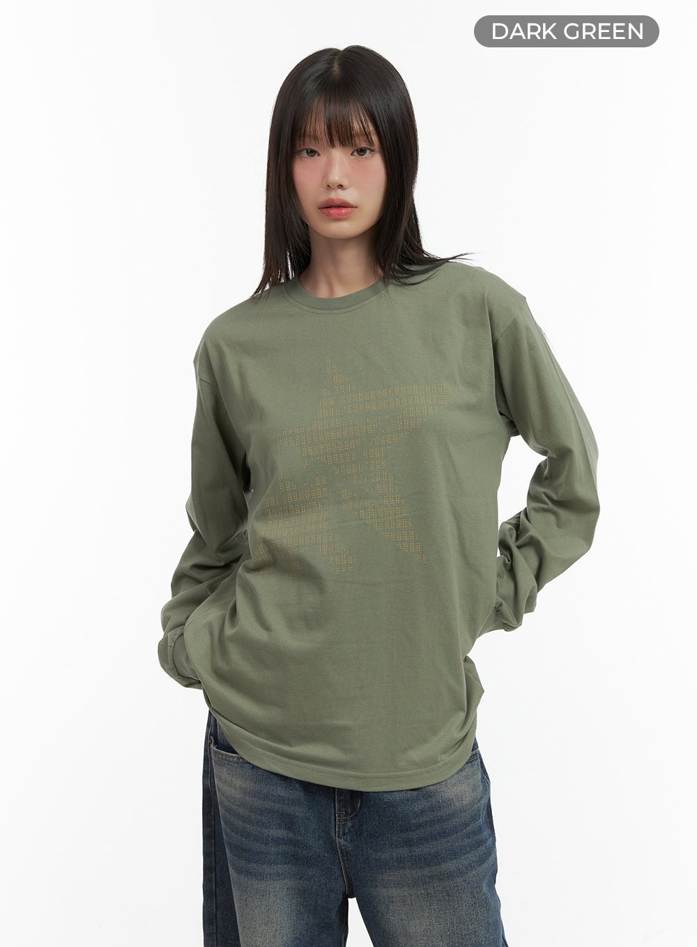 Basic Loose Fit Long Sleeve Tee CO410