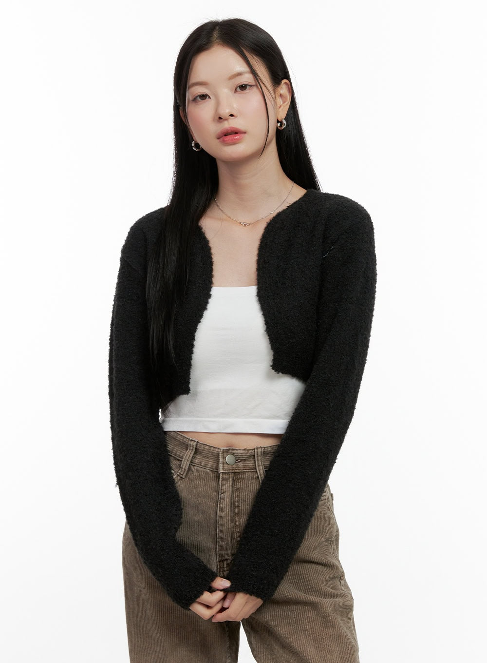 Boucle Bolero Cardigan ON408