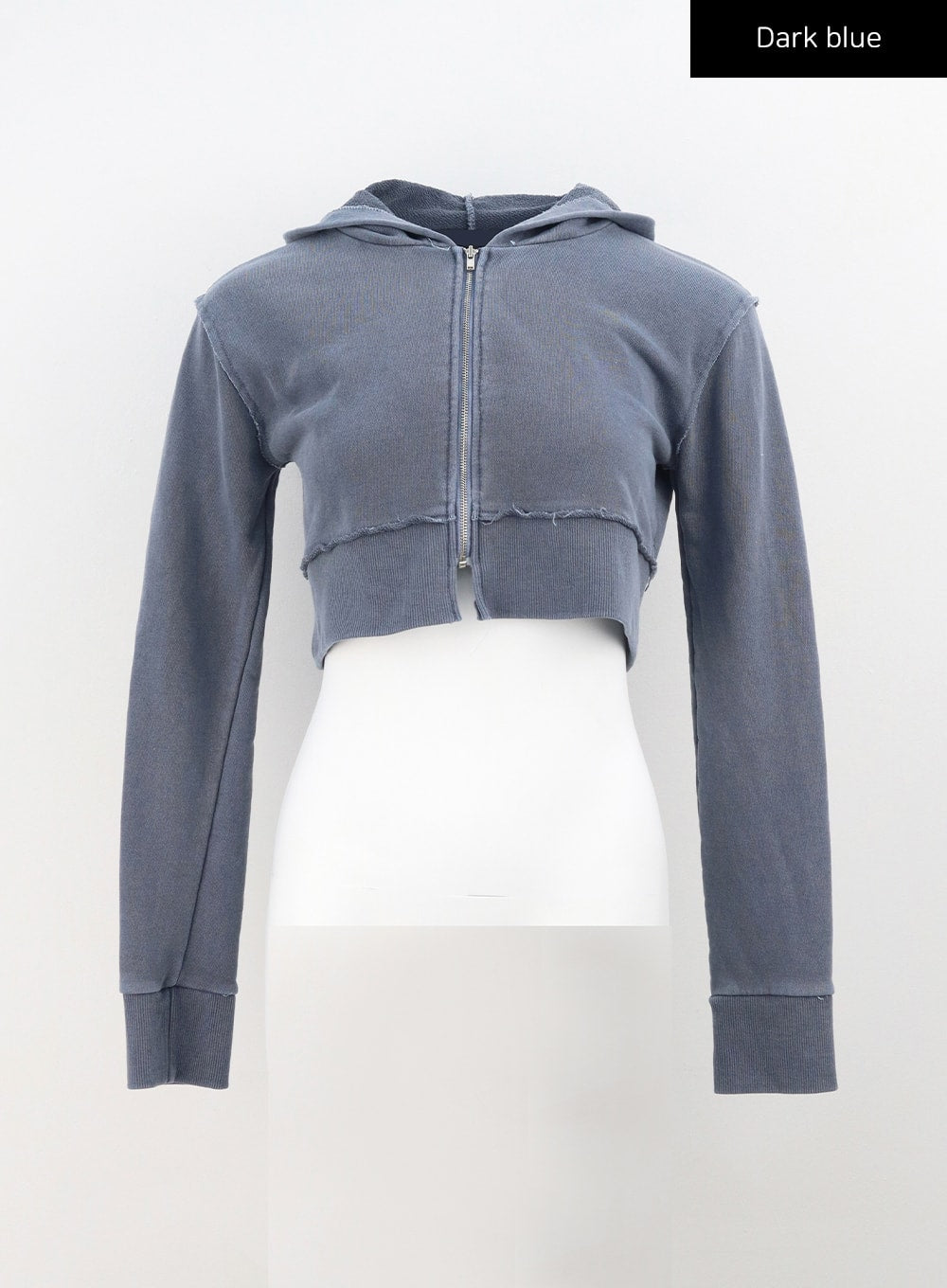 Cropped Zip-Up Hoodie CA325