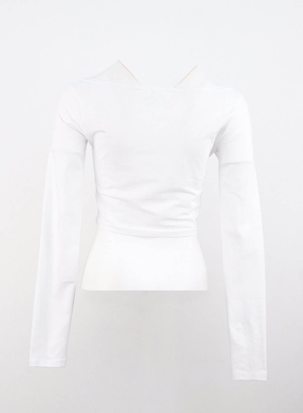 Graphic Crop Long Sleeve Tee IS306