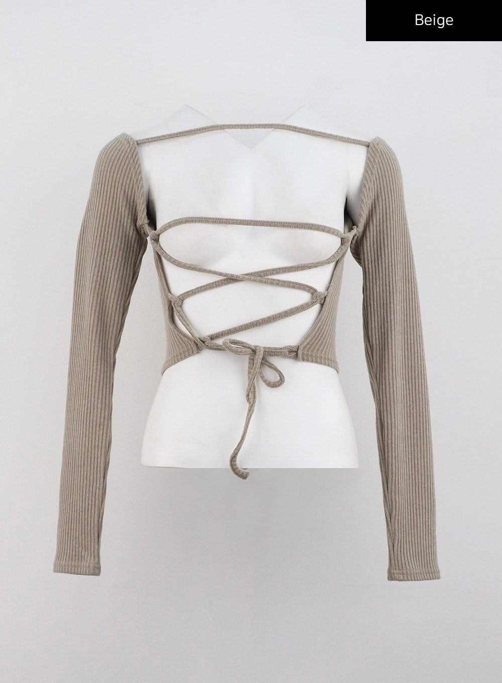 Open Front Tie Bolero Top CN328