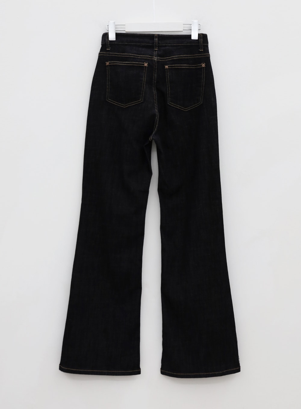 Semi Boot-Cut Raw Denim Pants CU11