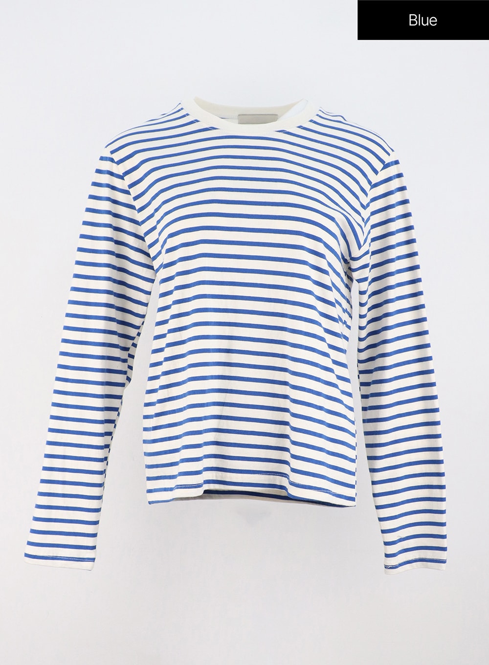 Stripe Cotton Long Sleeve Top OS321