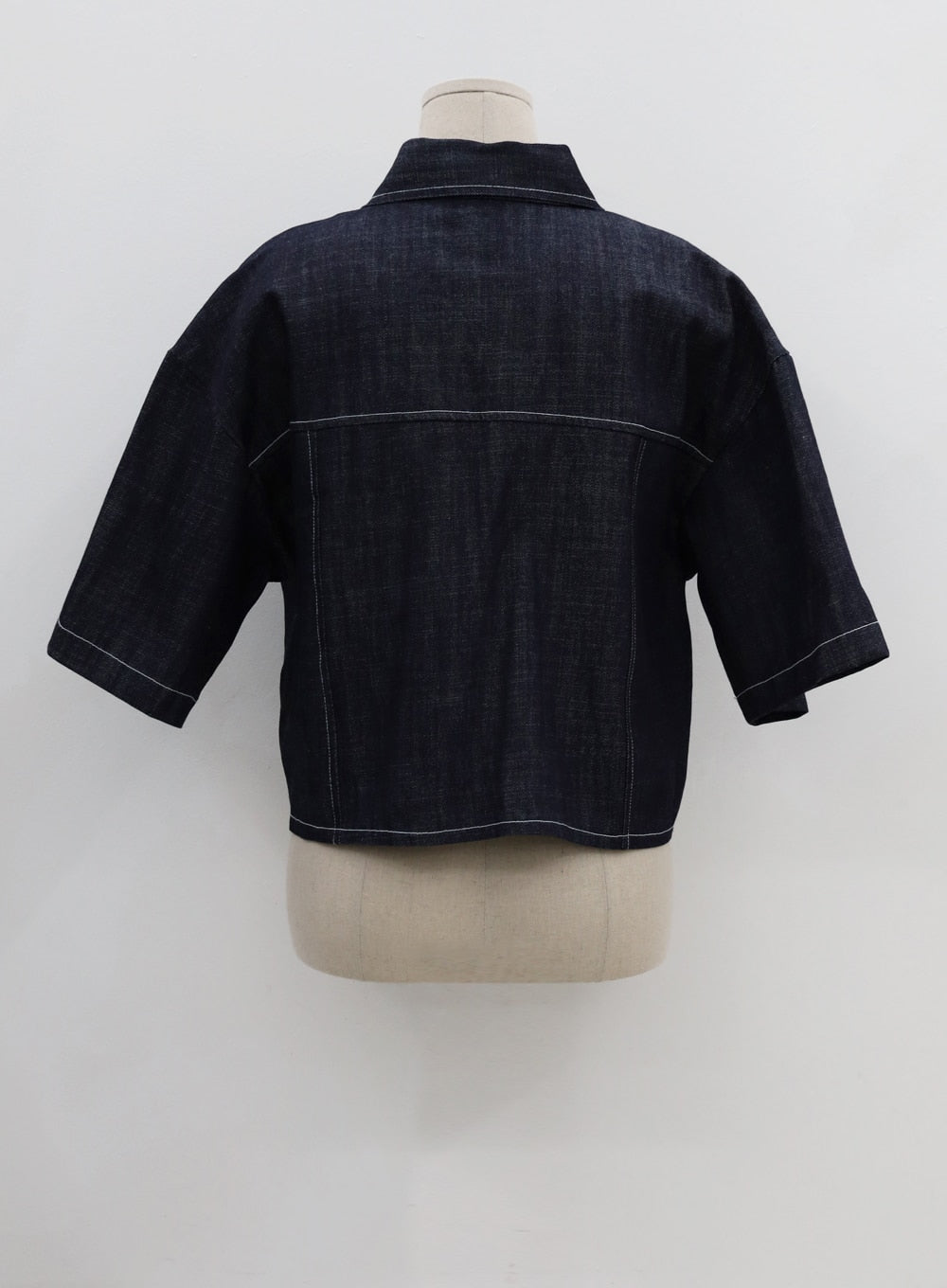 Stich Crop Short Sleeve Shirt CG01