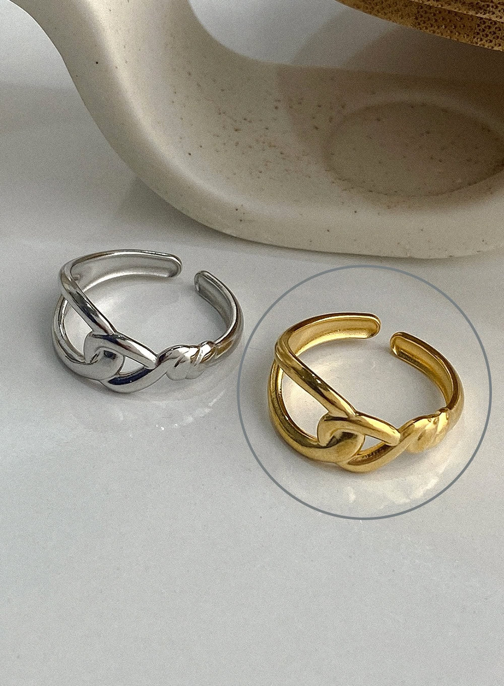 Monroe Soft Knot Ring IA524