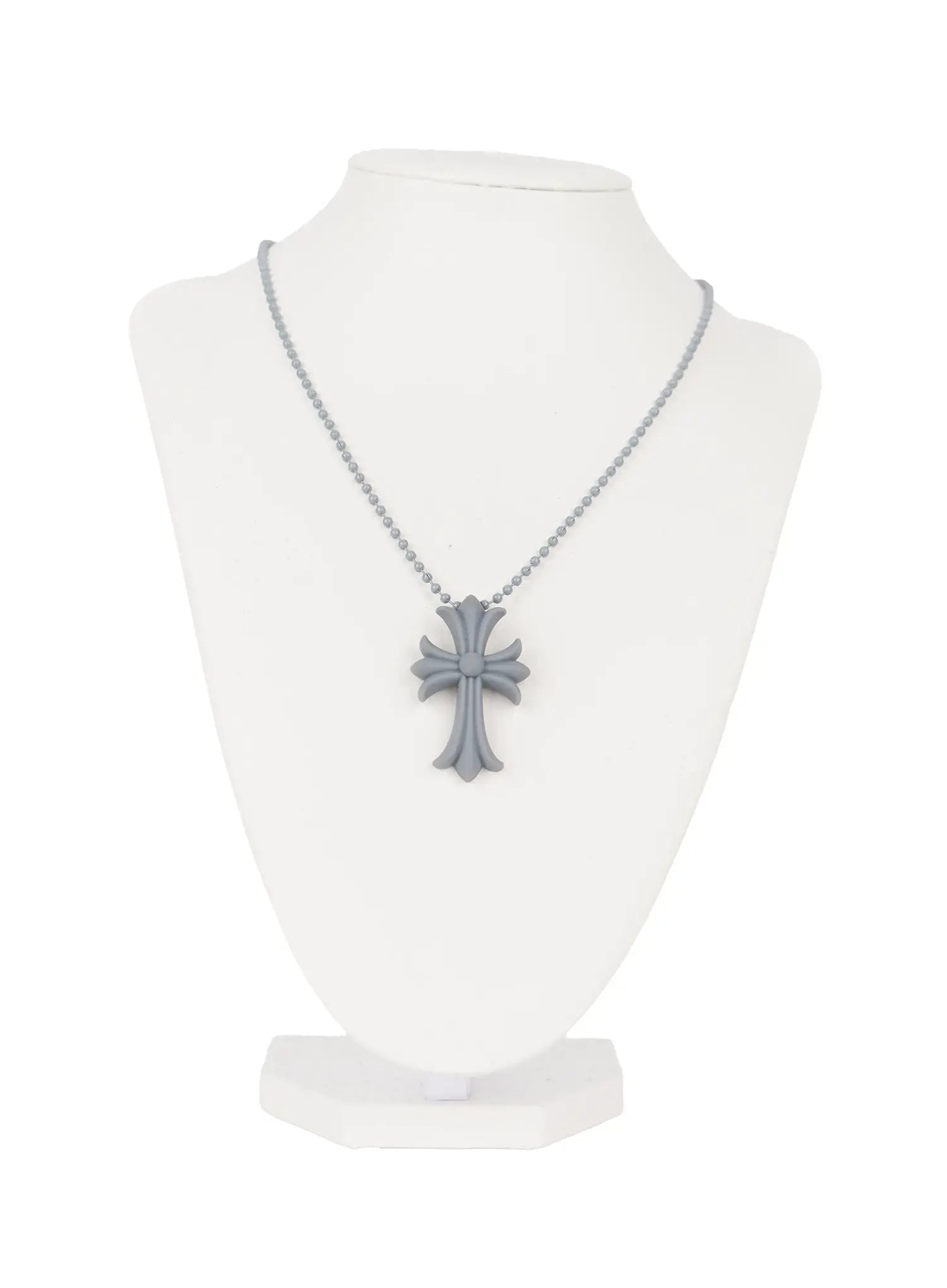 Black Cross Pendant Necklace CL528