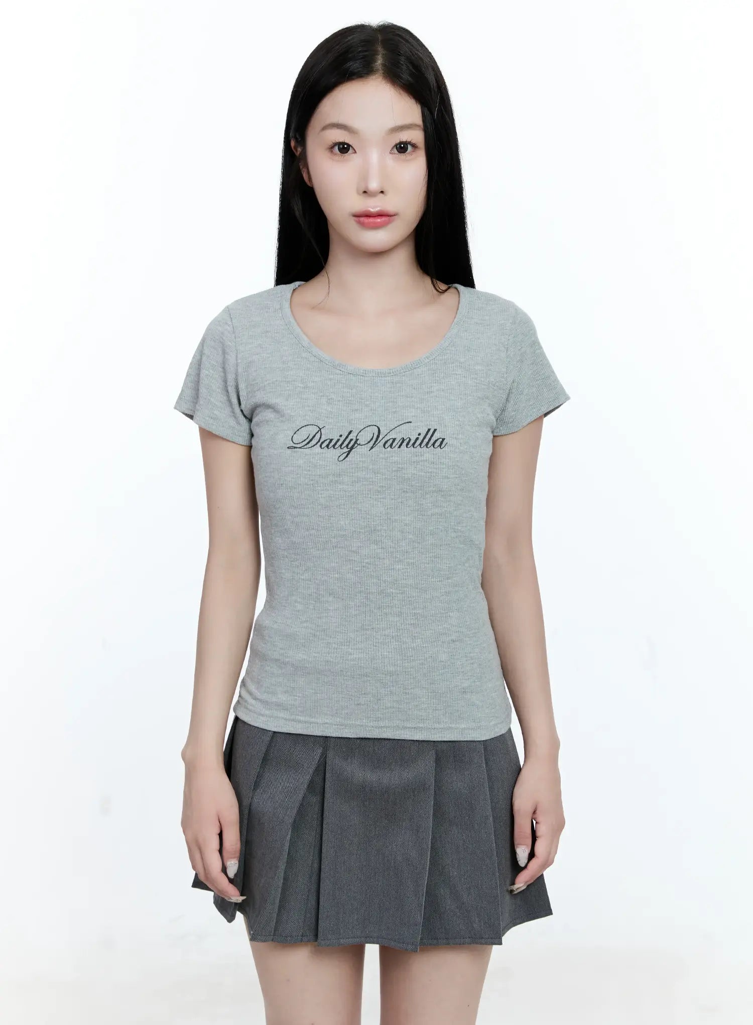 Ribbed Vanilla Graphic Tee CG511