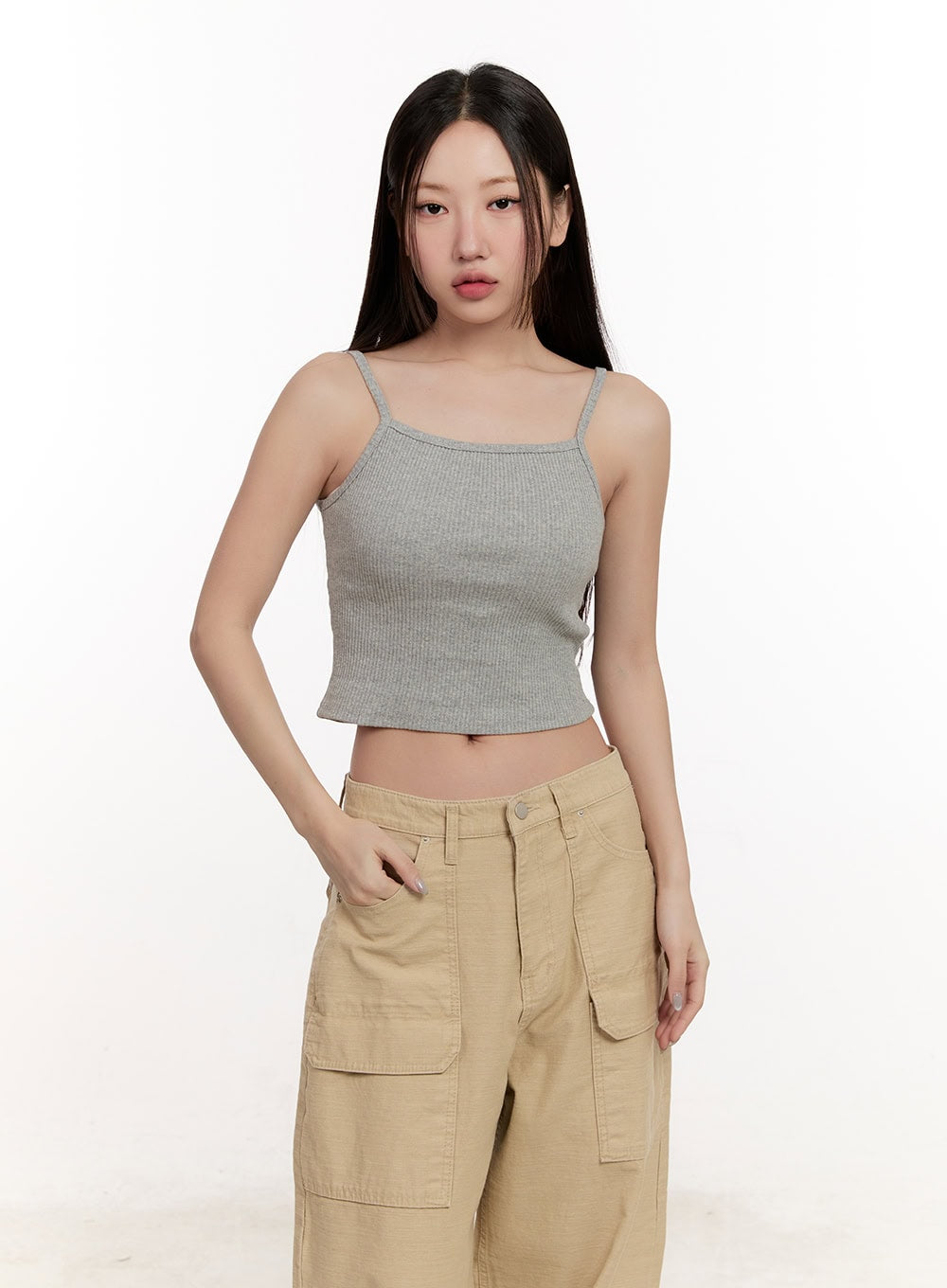 Ribbed Cami Top CM507