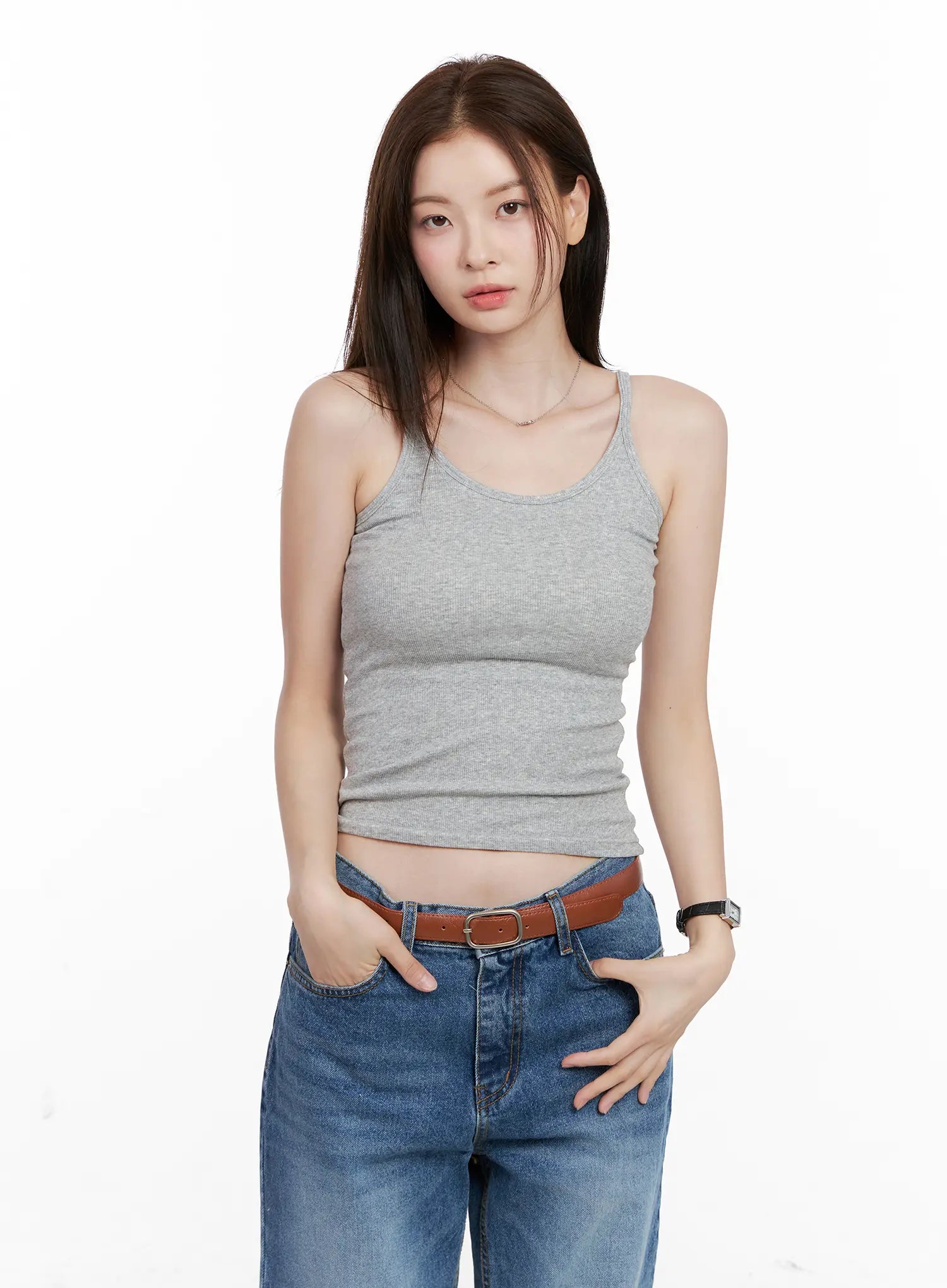 Essential Ribbed Tank Top CL523