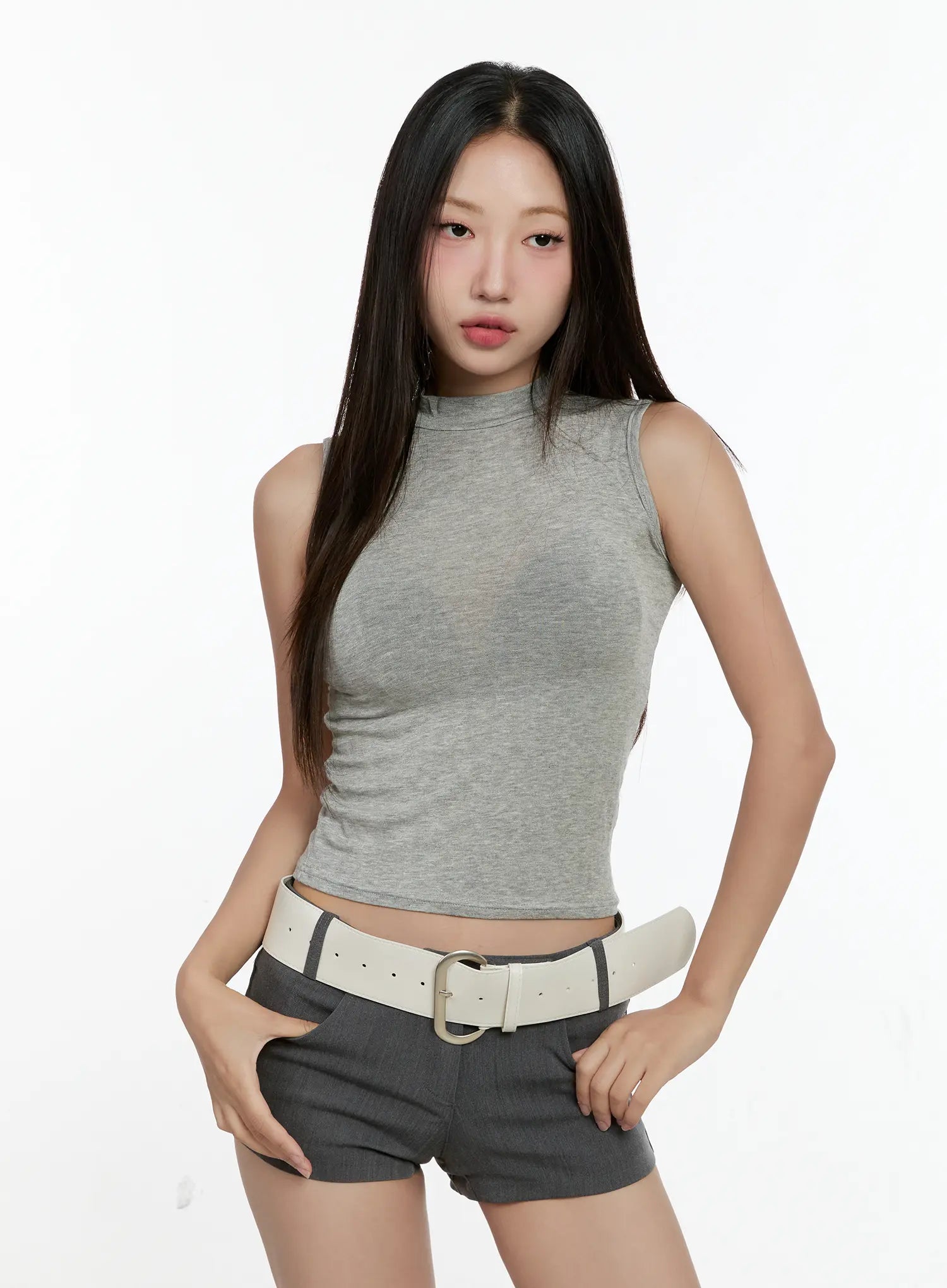 Mock Neck Tank Top CG501