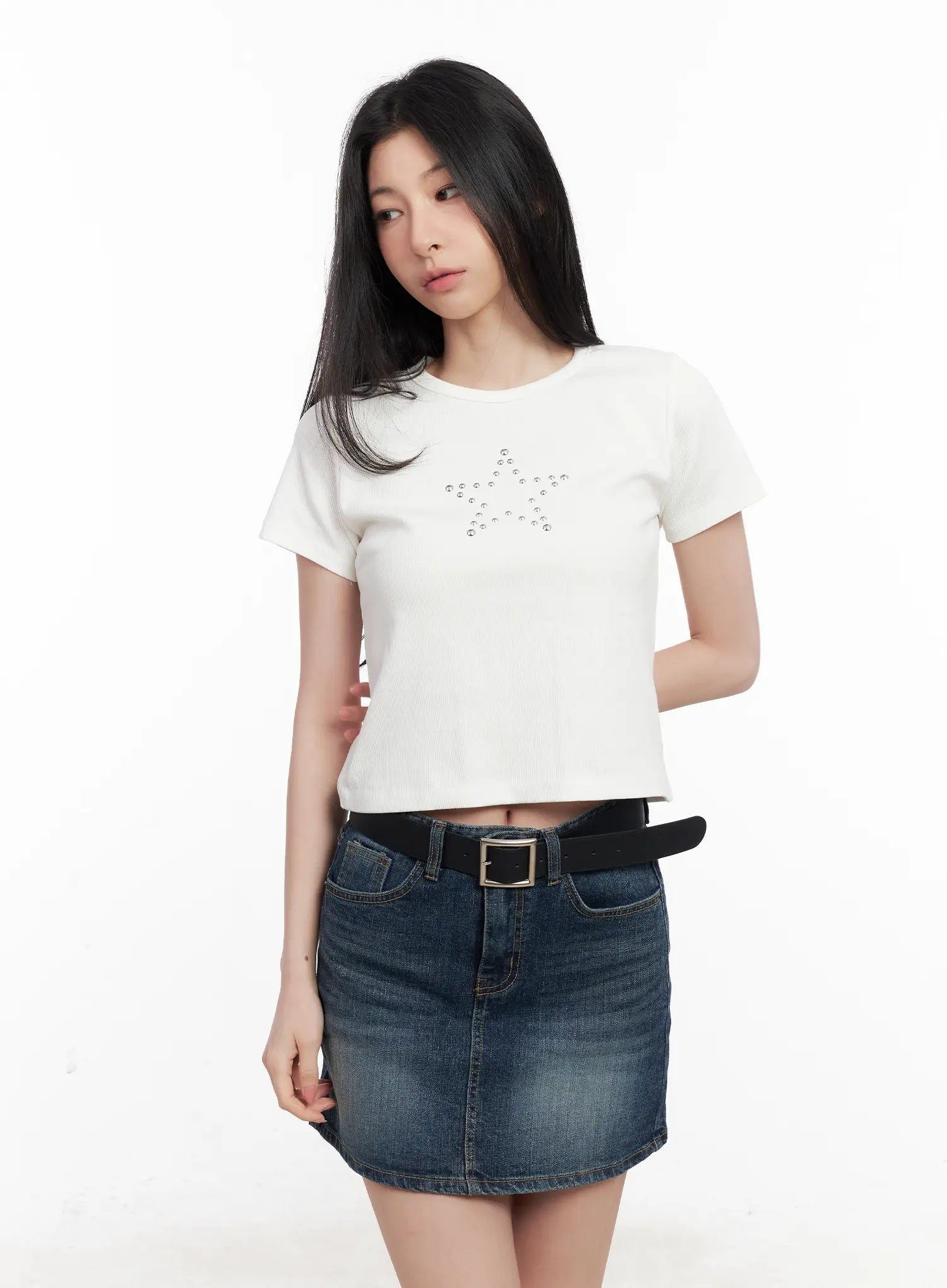 Star-Studded Casual Tee CL501