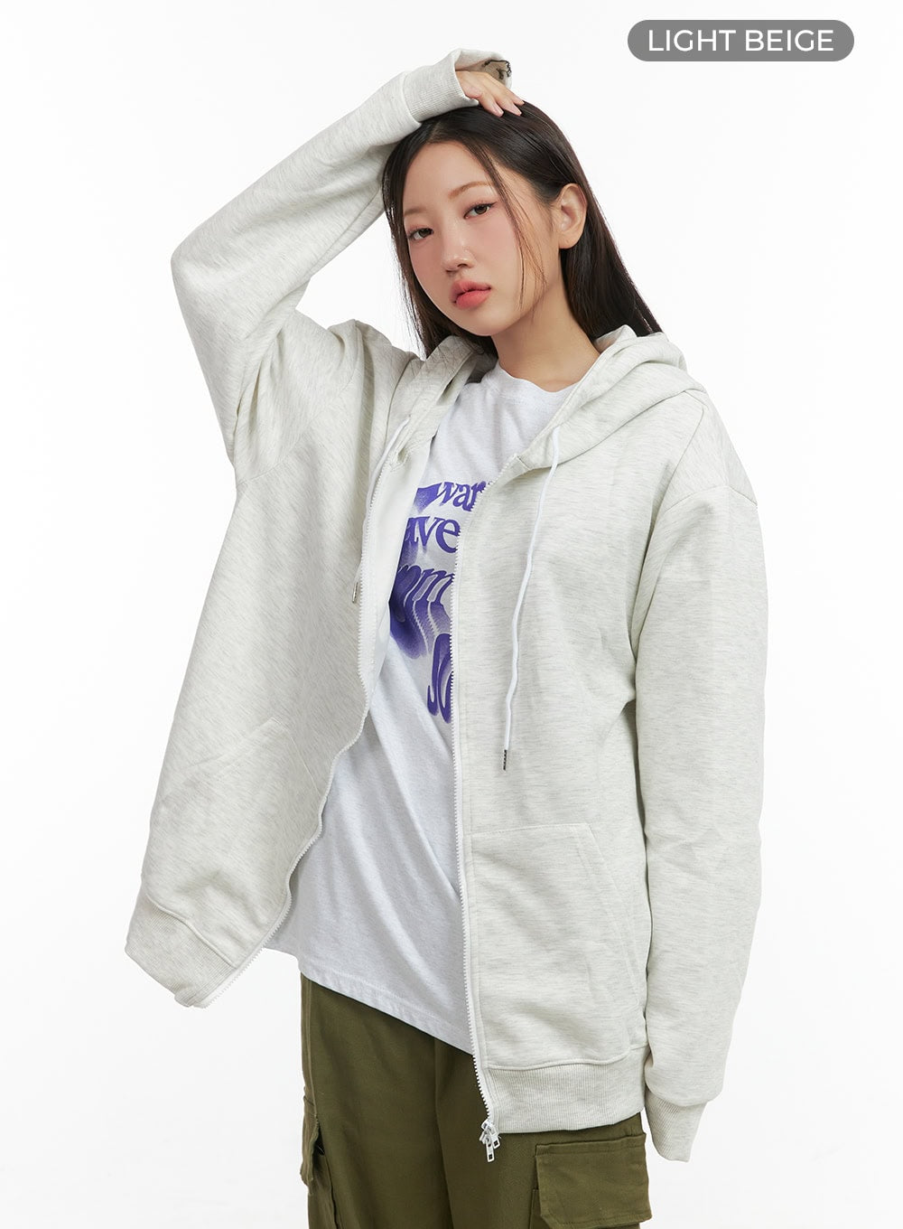 Two-Way Zipper Hoodie CO417
