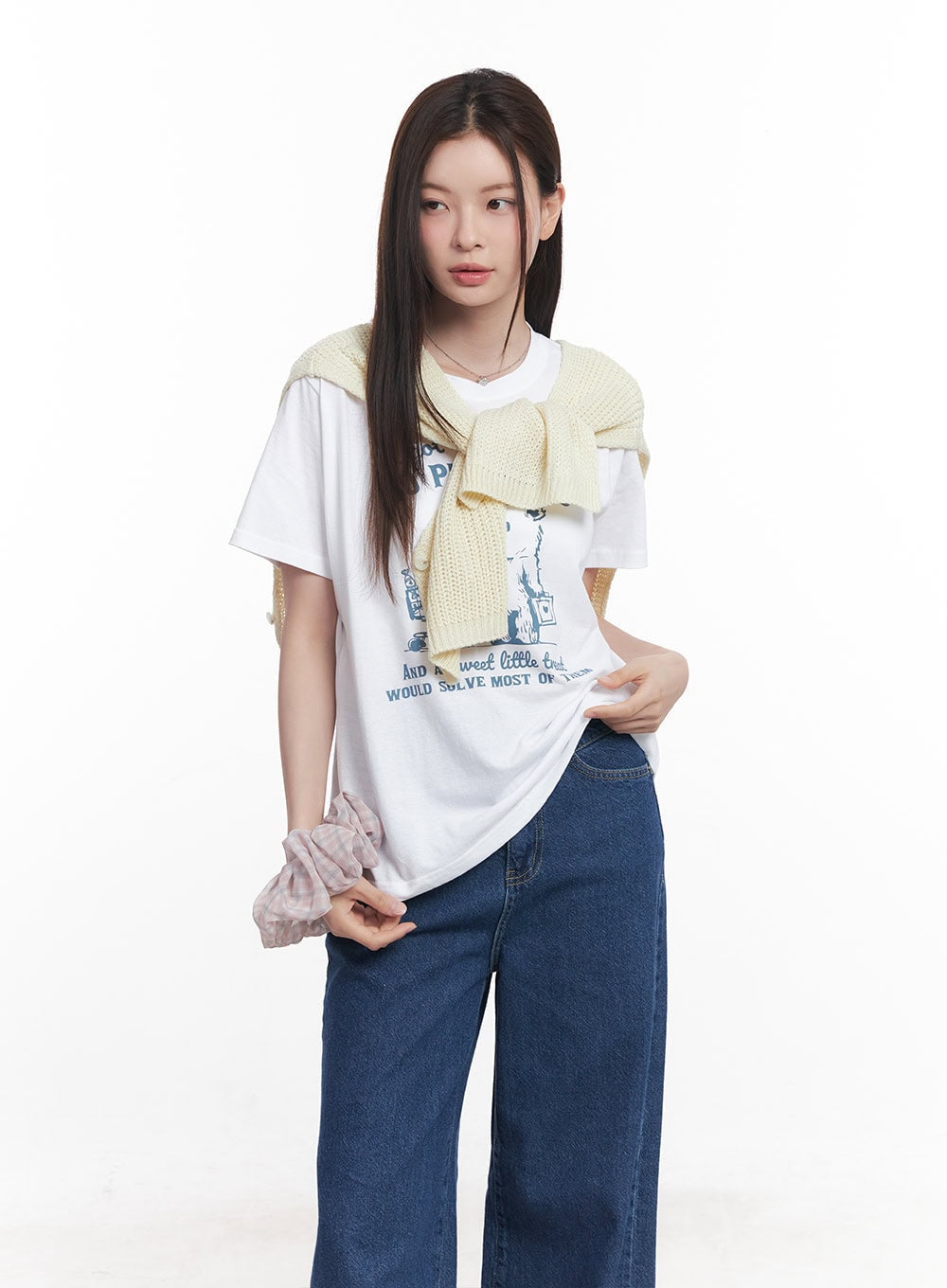 Buttoned Knit Crop Vest Top CY515