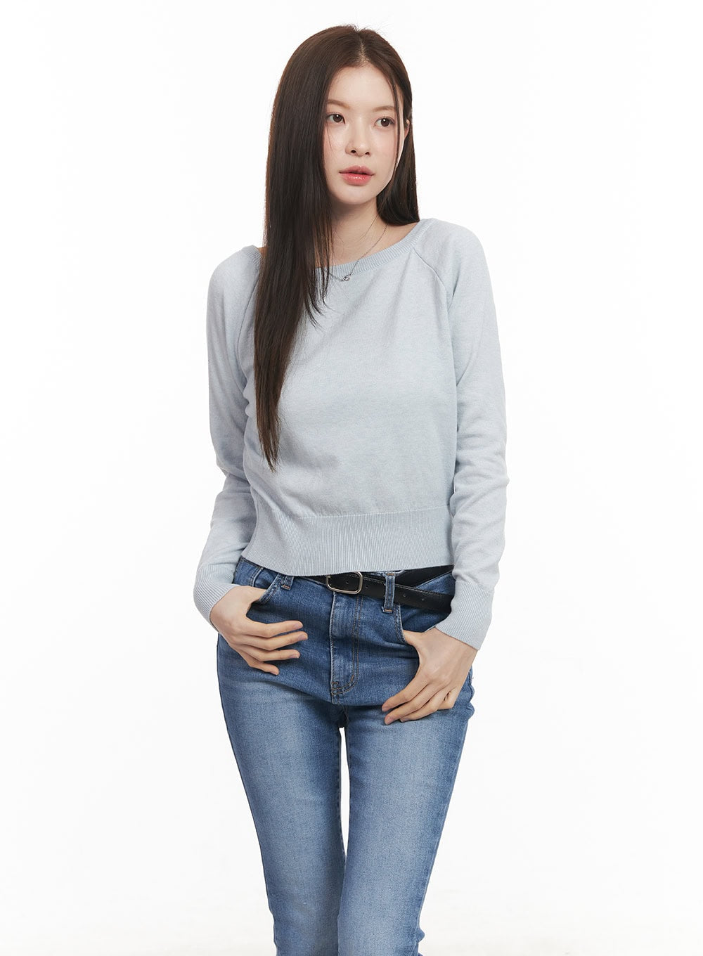 Essential Boat-Neck Sweatshirt CM511