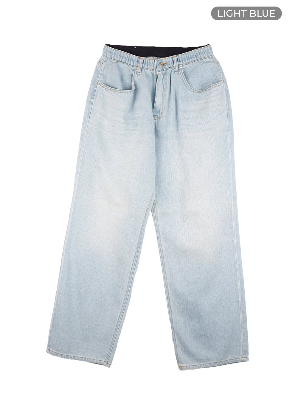Men's Washed Cotton Denim Jeans CL429