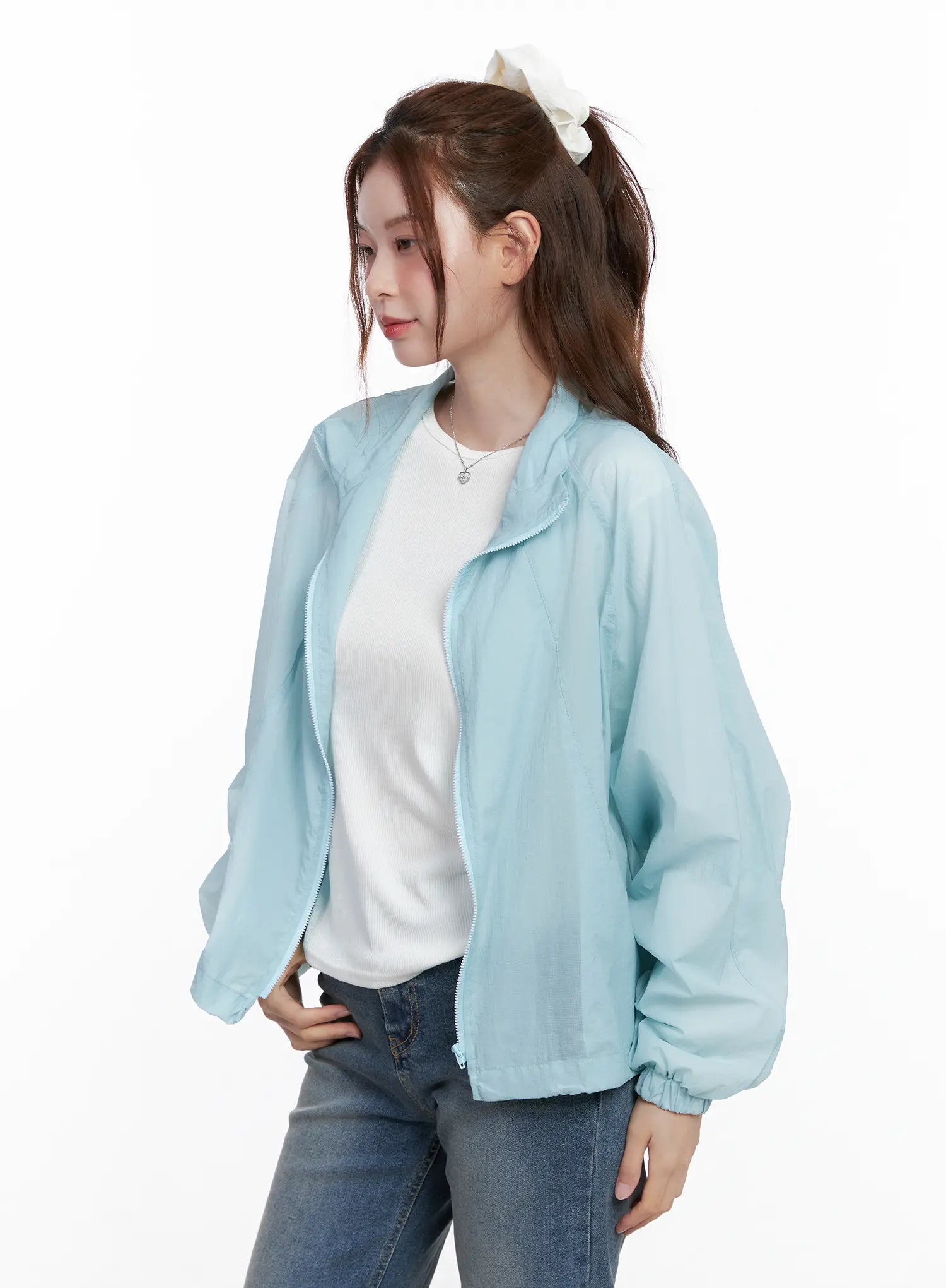 Lightweight Sheer Windbreaker Jacket CG520