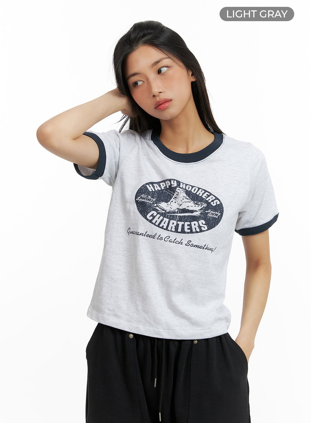 Cotton Graphic Tee CA424