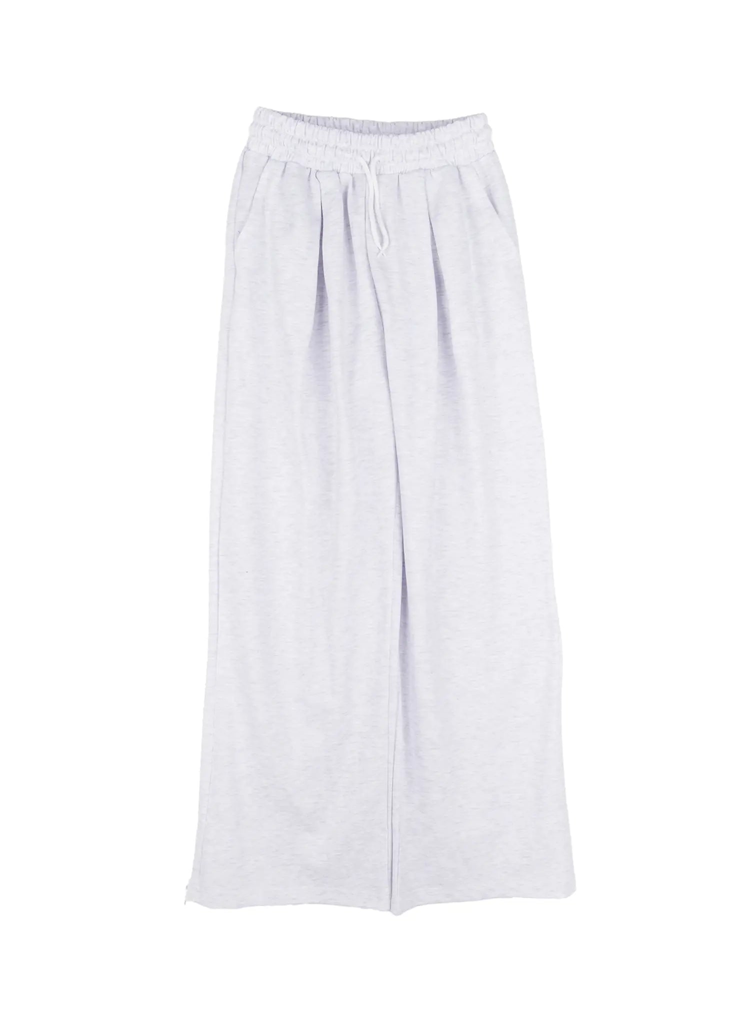 Pintuck Wide-Leg Sweatpants CS519