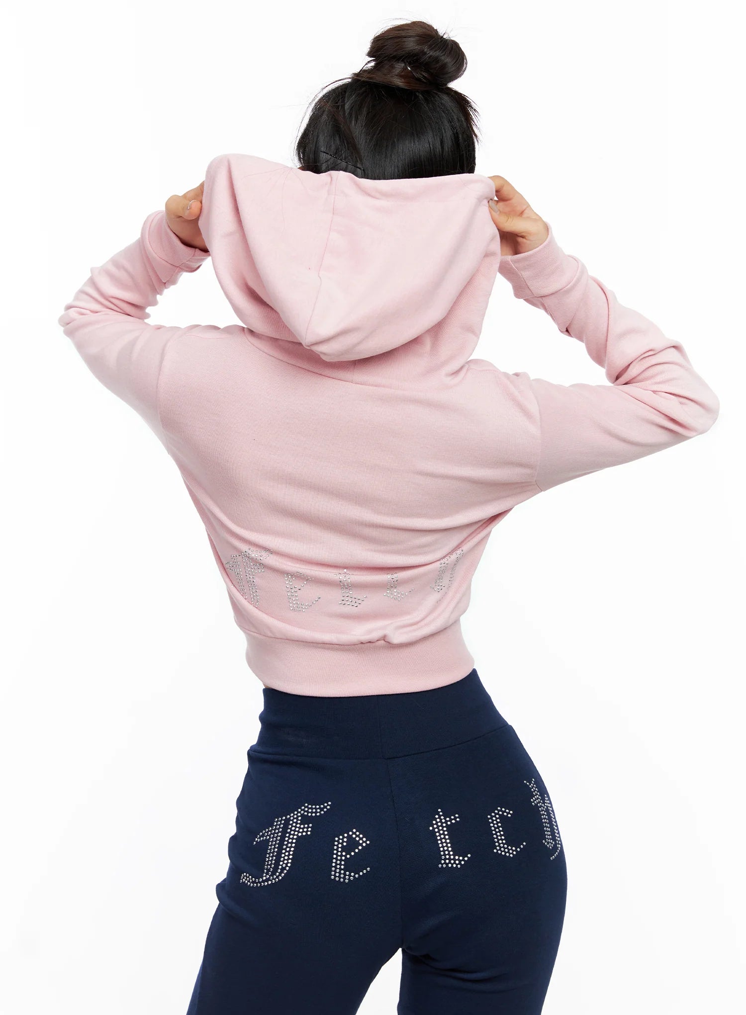 Slim Fit Cropped Zip-Up Hoodie CO515