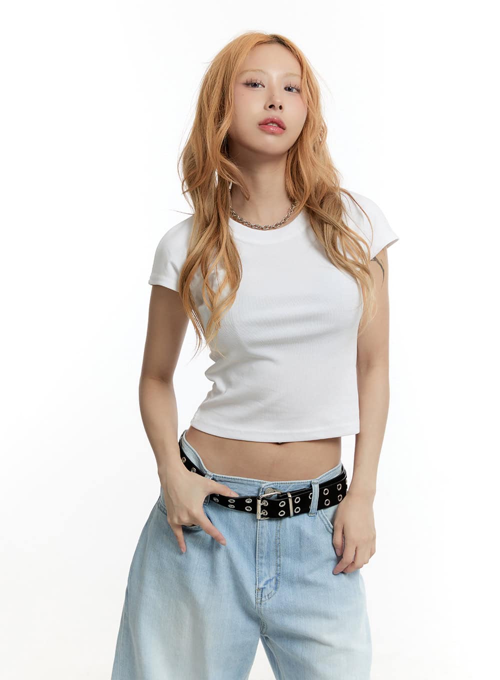 Essential Cotton Crop Top CY501