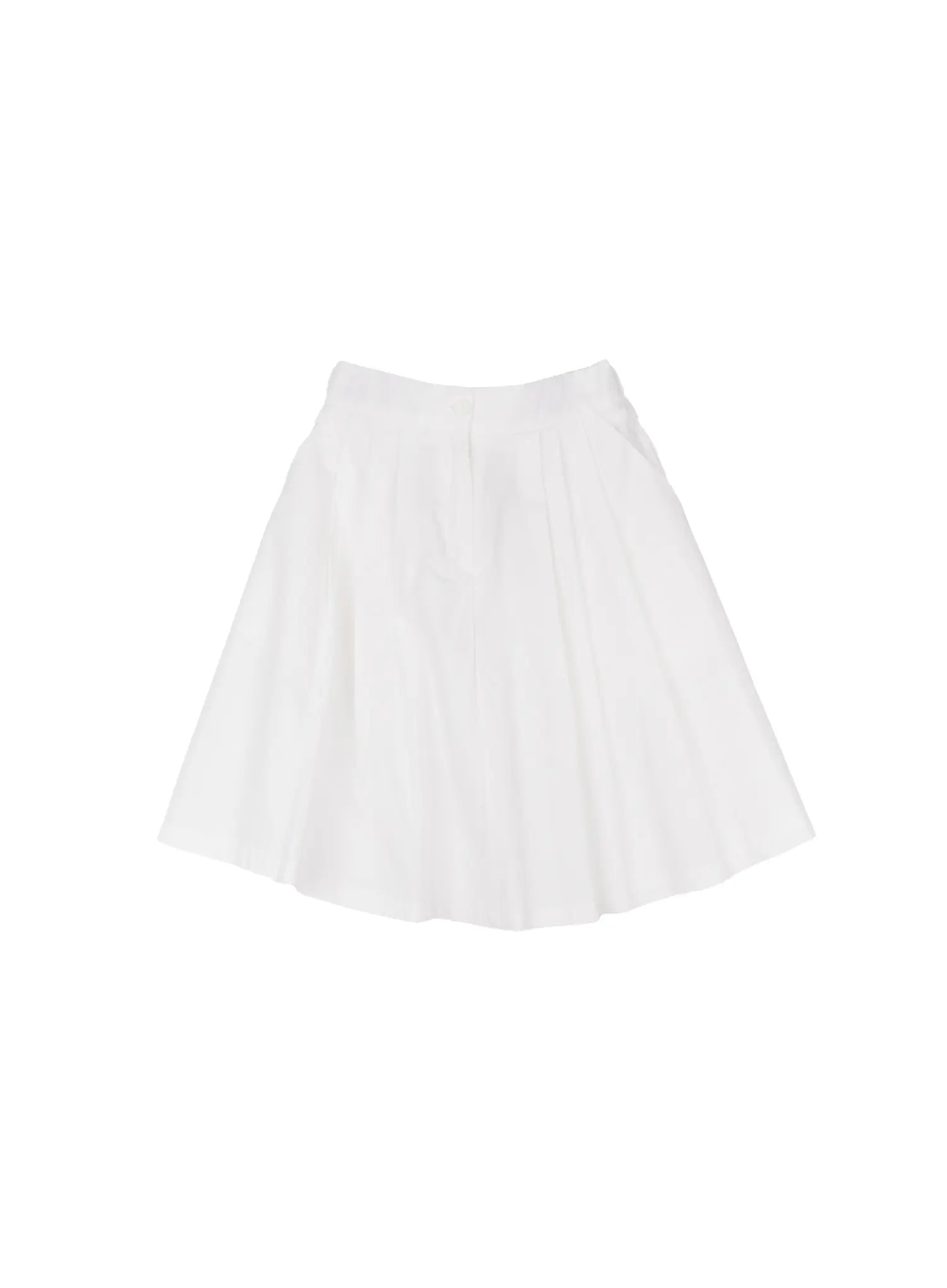 Pintuck A-Line Pleated Knee Length Skirt CG520