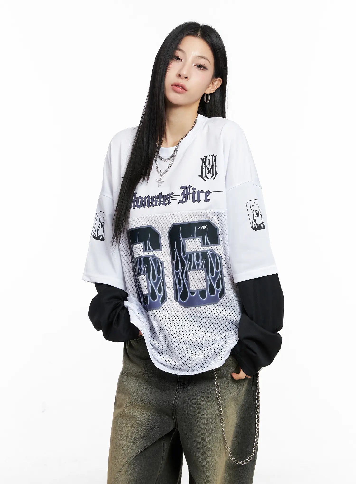 Oversized Graphic Long Sleeve CC1109