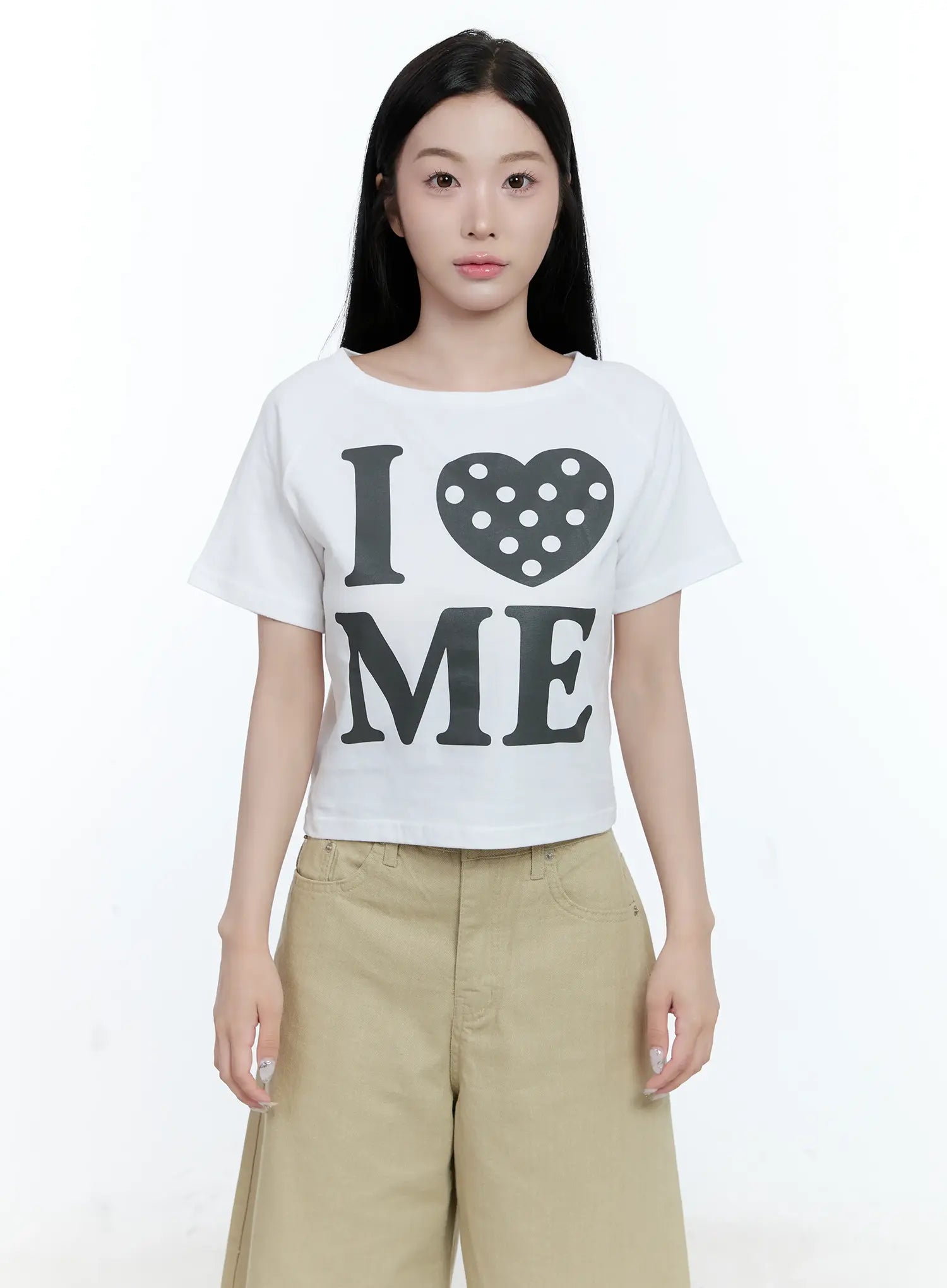 Casual "I Love Me" Graphic Tee CG501