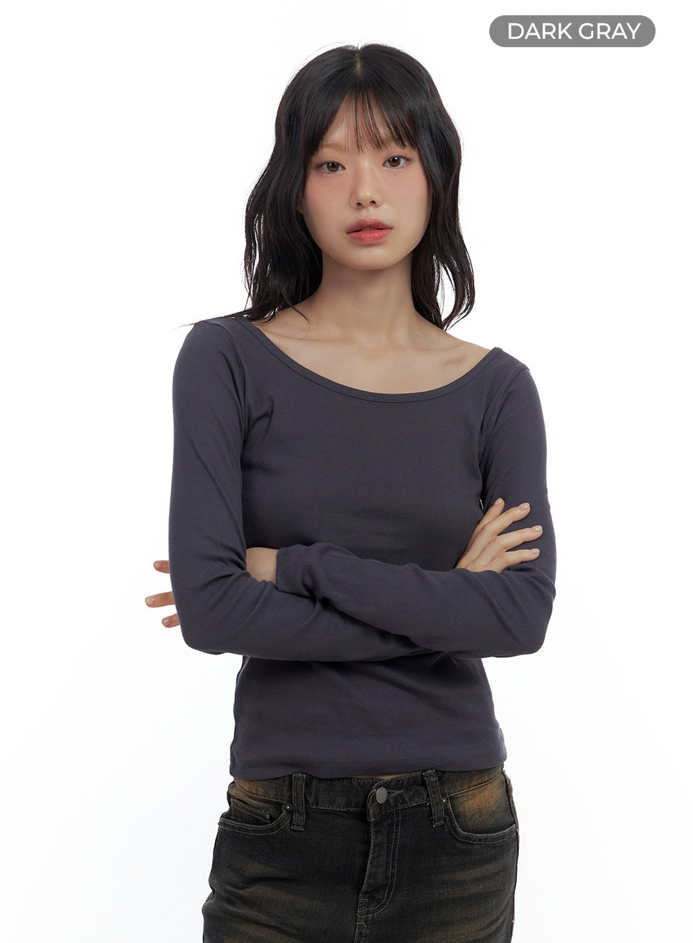 Basic Slim Fit U Neck T-Shirt CS420