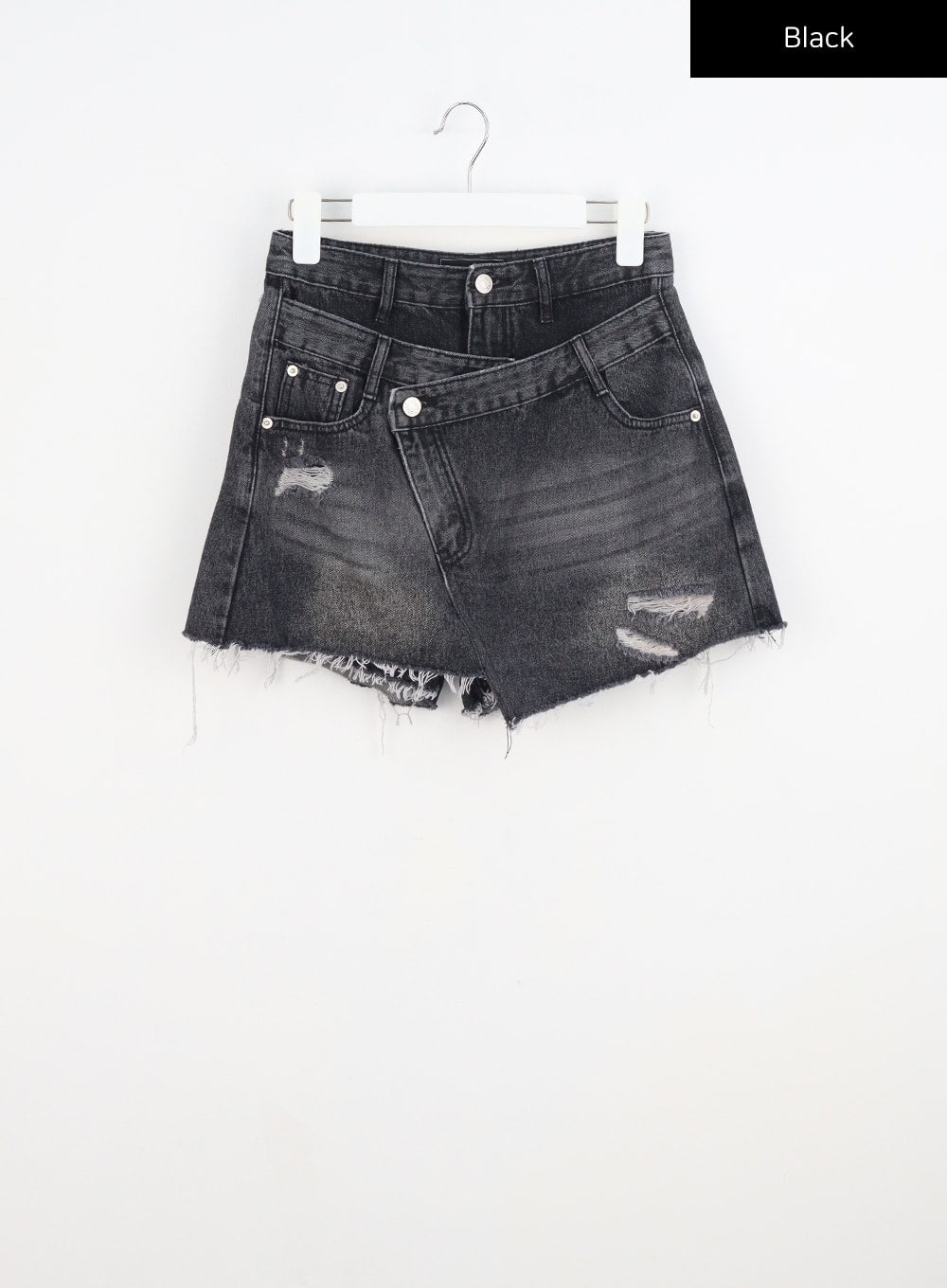 Ripped Denim Skort CU302