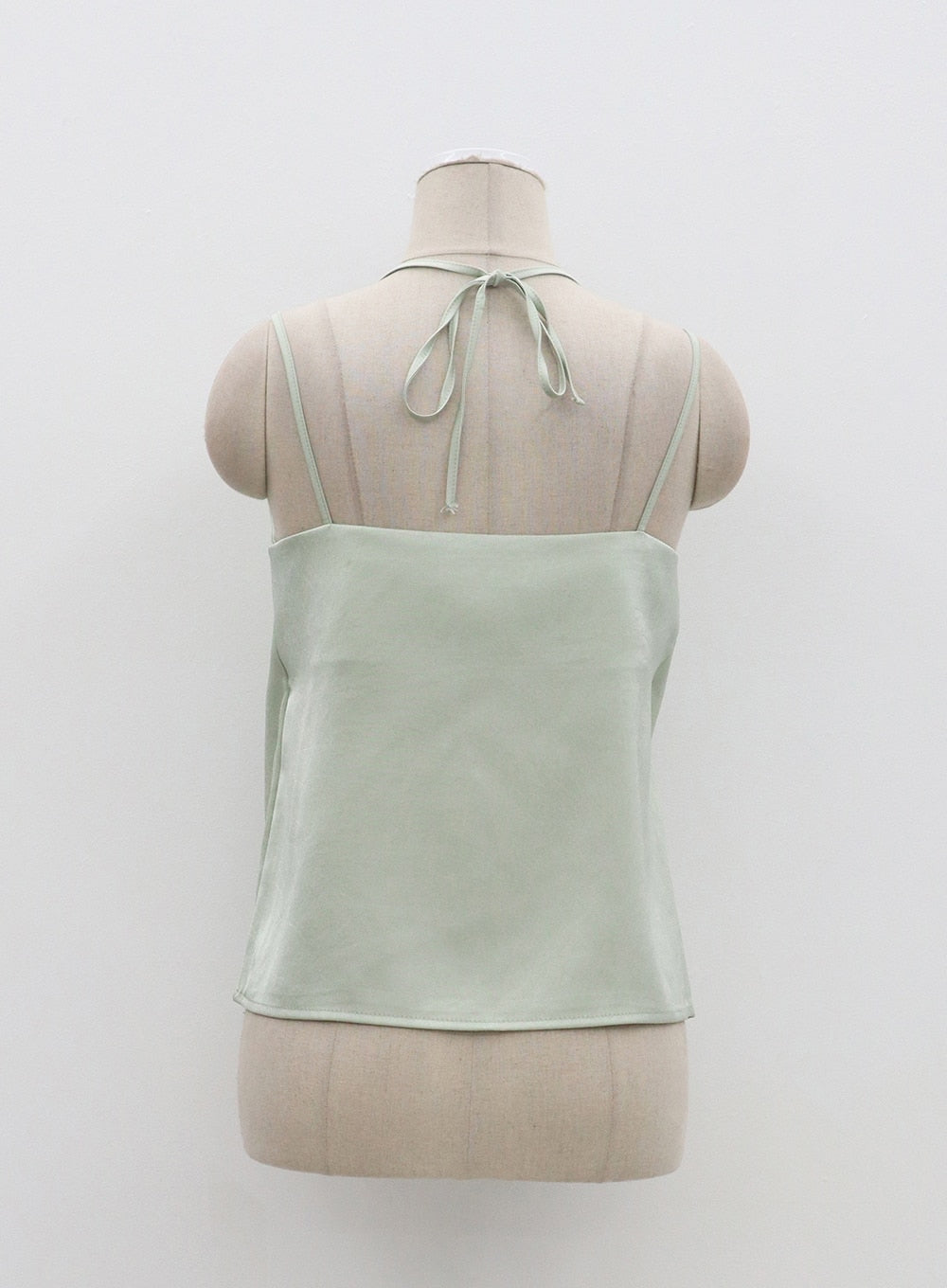 Satin Sleeveless Top OF327