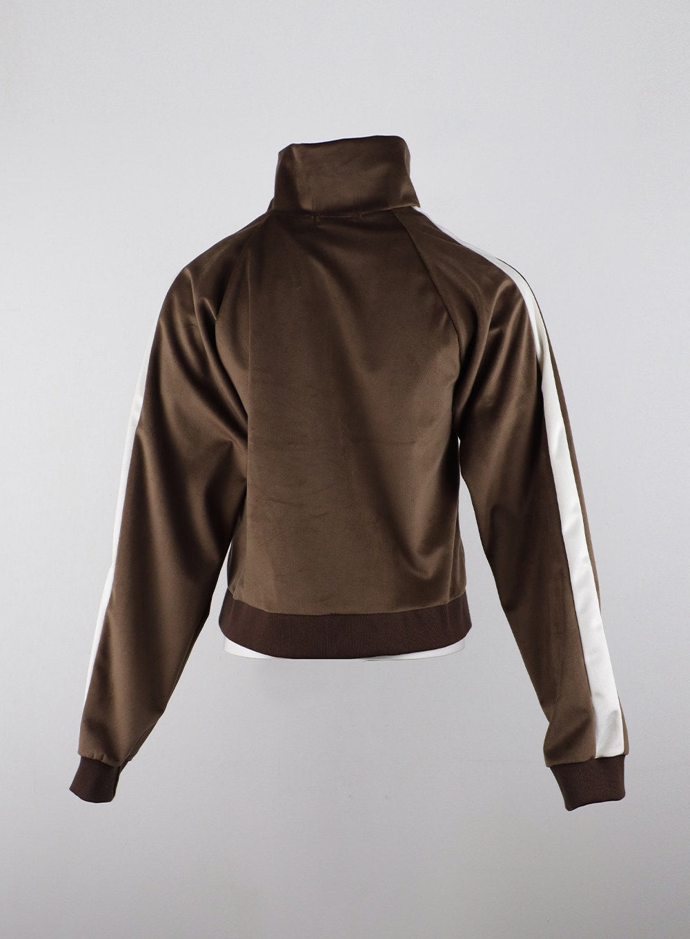 Zip Up Velvet Lettering Jacket CD311