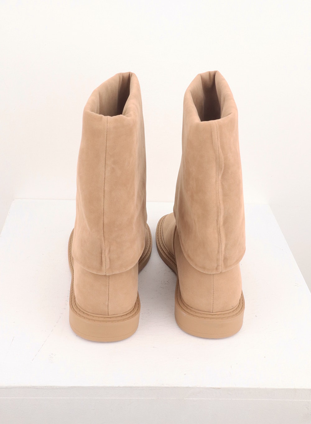 Cut Out Toe Mid-Calf Boots CL310