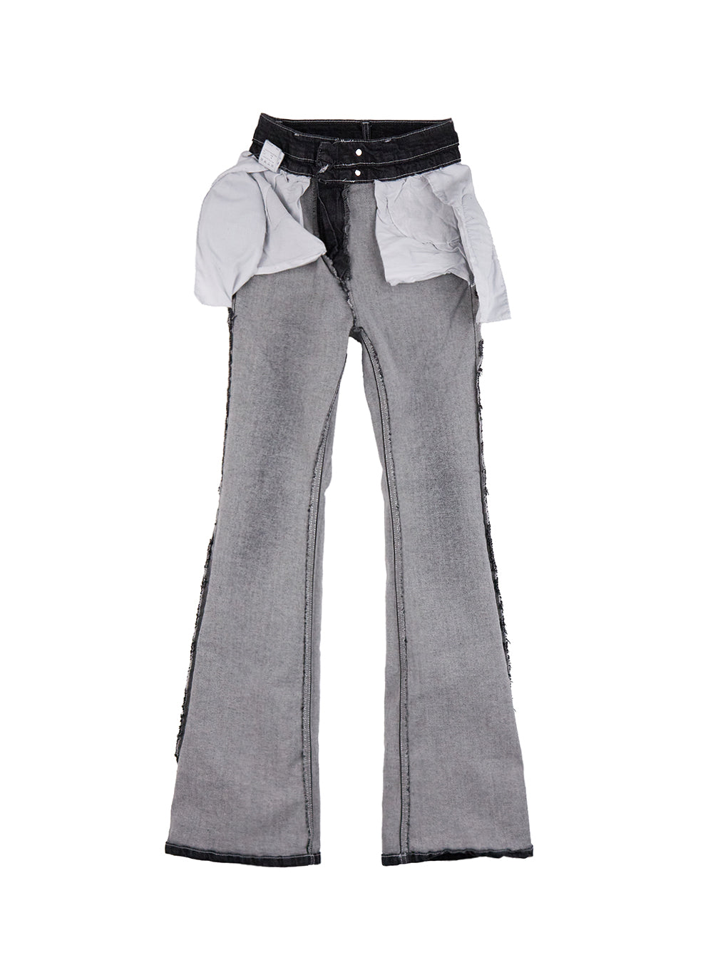 Gigi Two-Button Slim Bootcut Jeans CG421