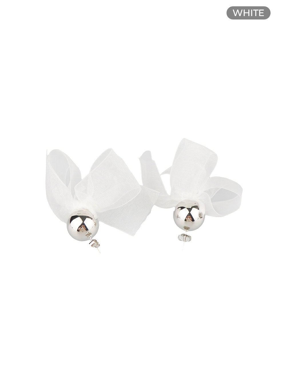 Fabric Ball Earrings OY424