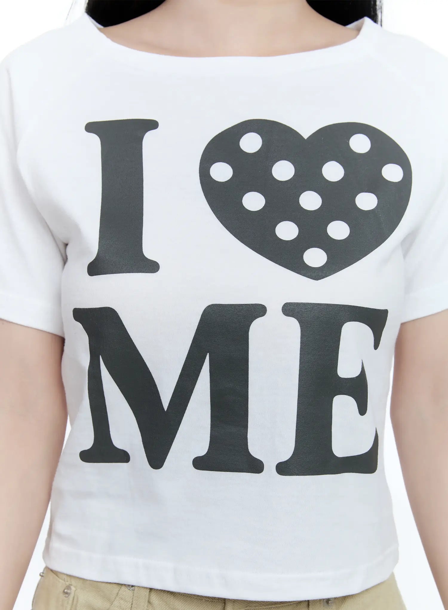 Casual "I Love Me" Graphic Tee CG501