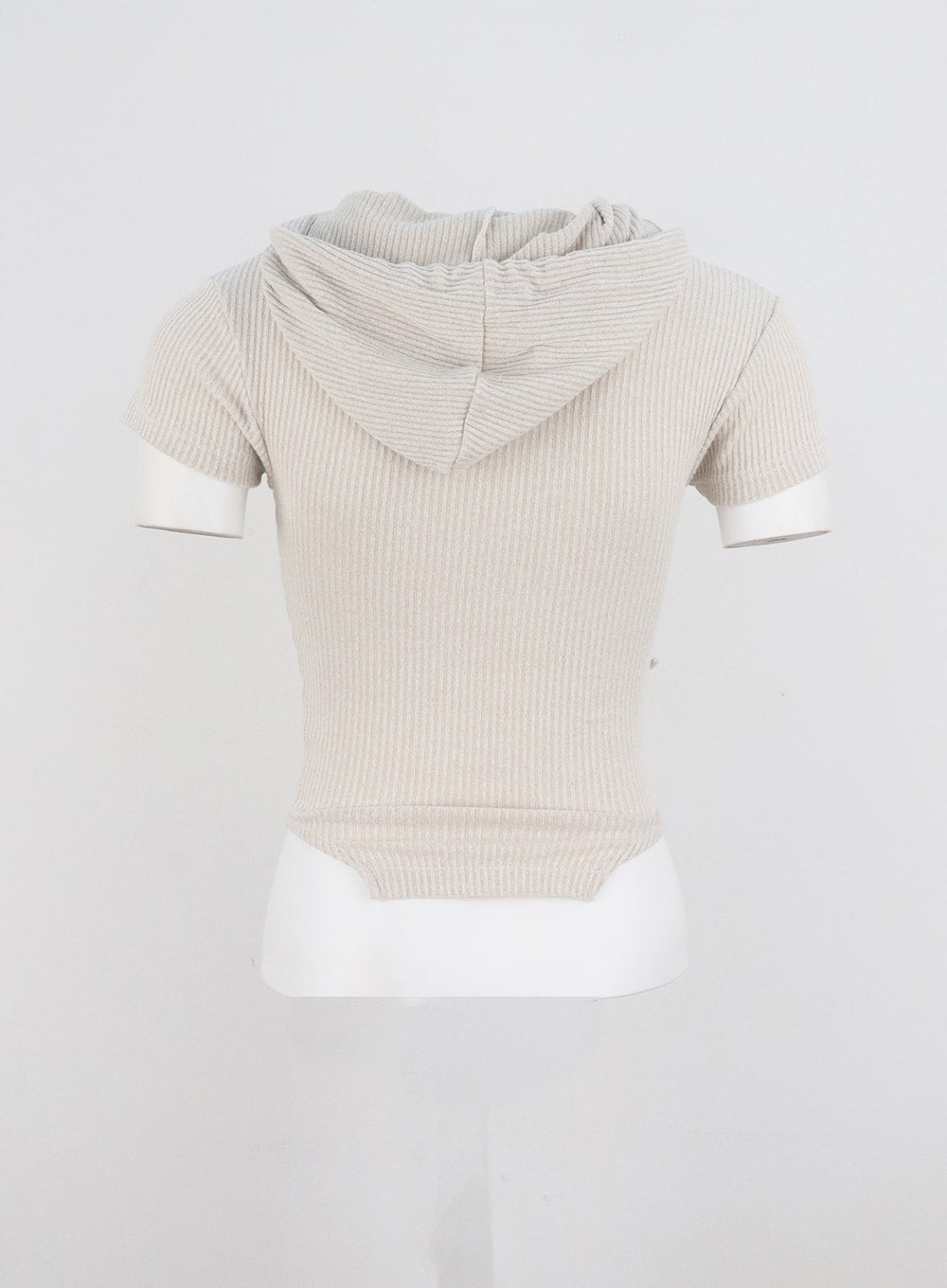 Ribbed Zip-Up Hoodie CL318