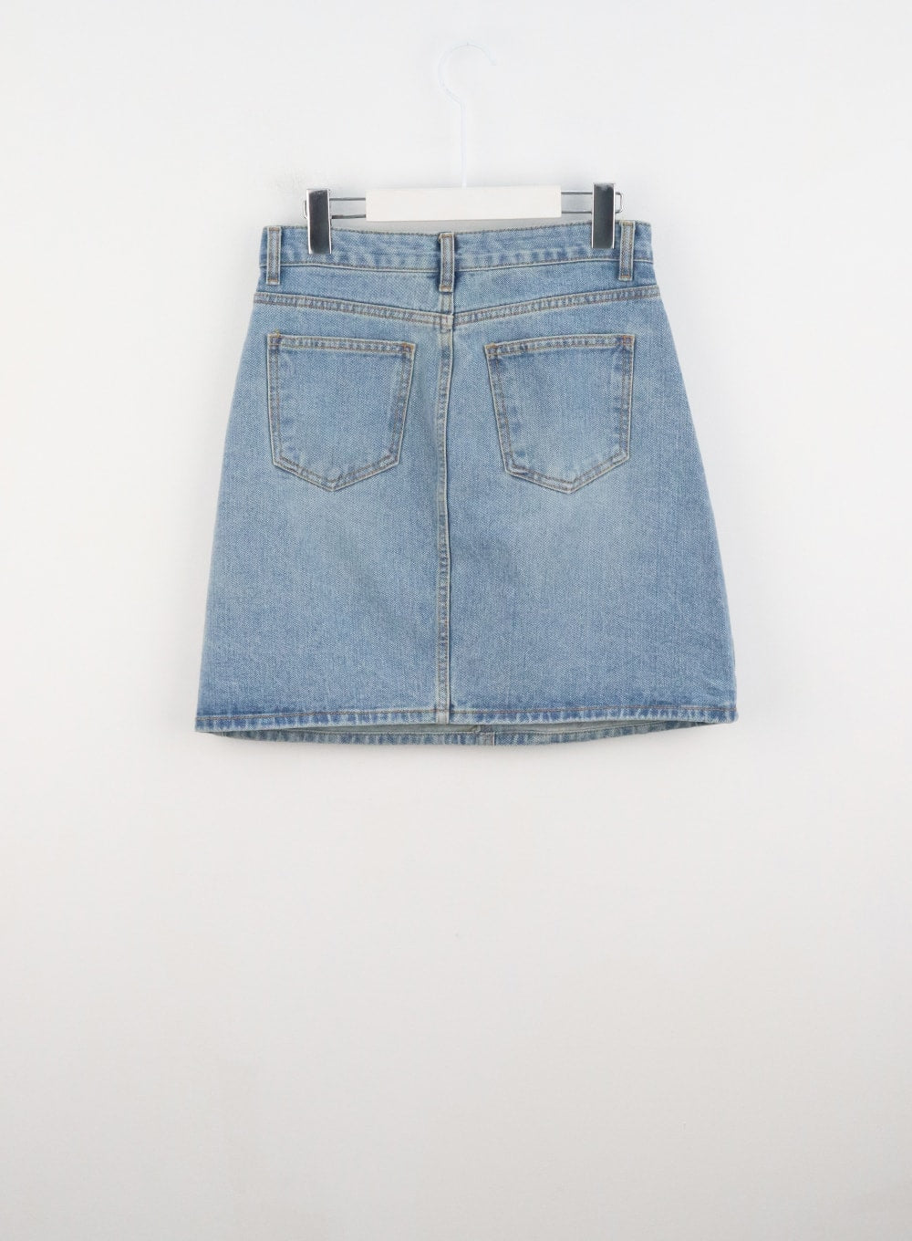 A-Line Denim Midi Skirt CL312