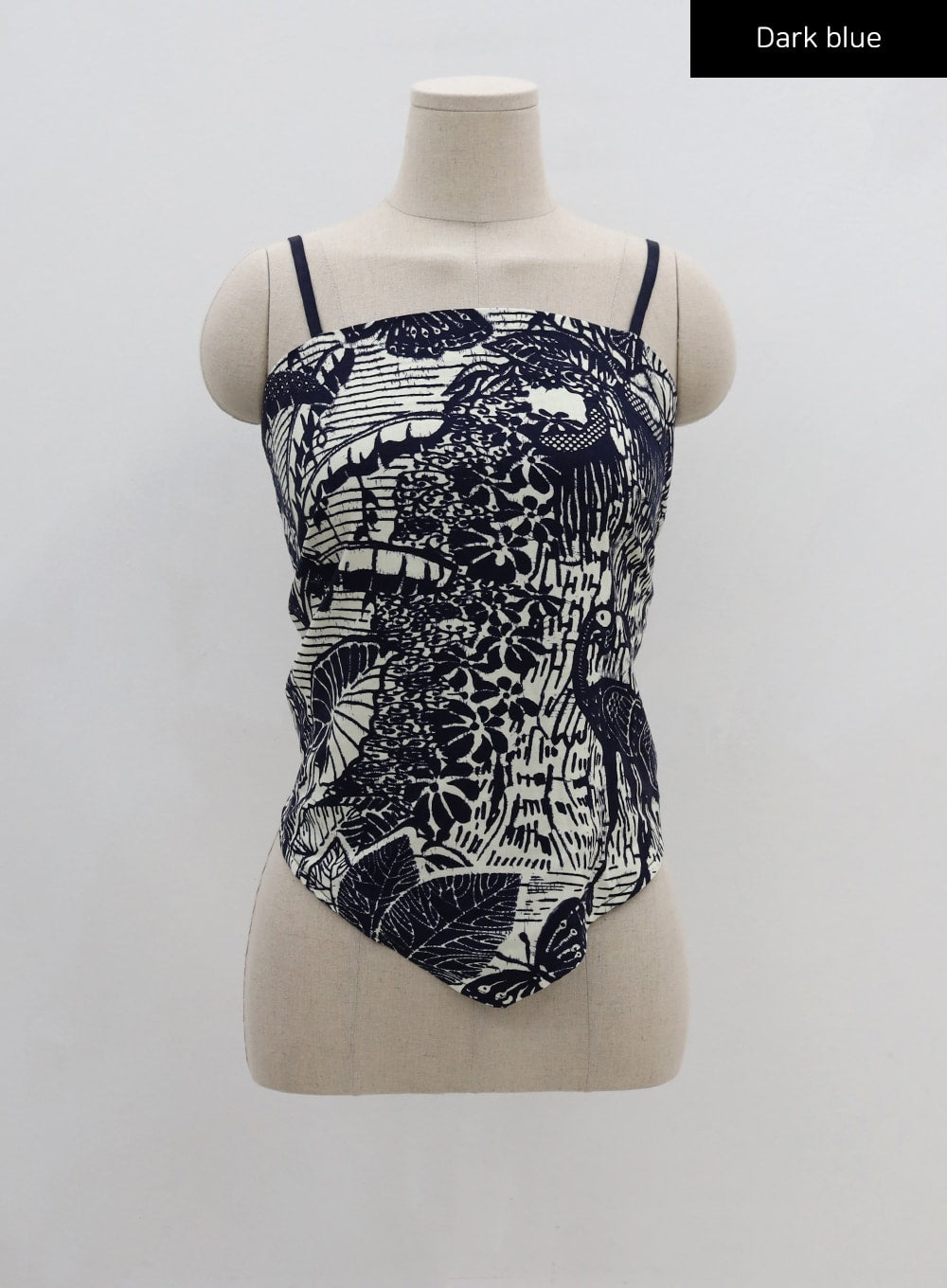 Leaves Scarf Cami Top CU6