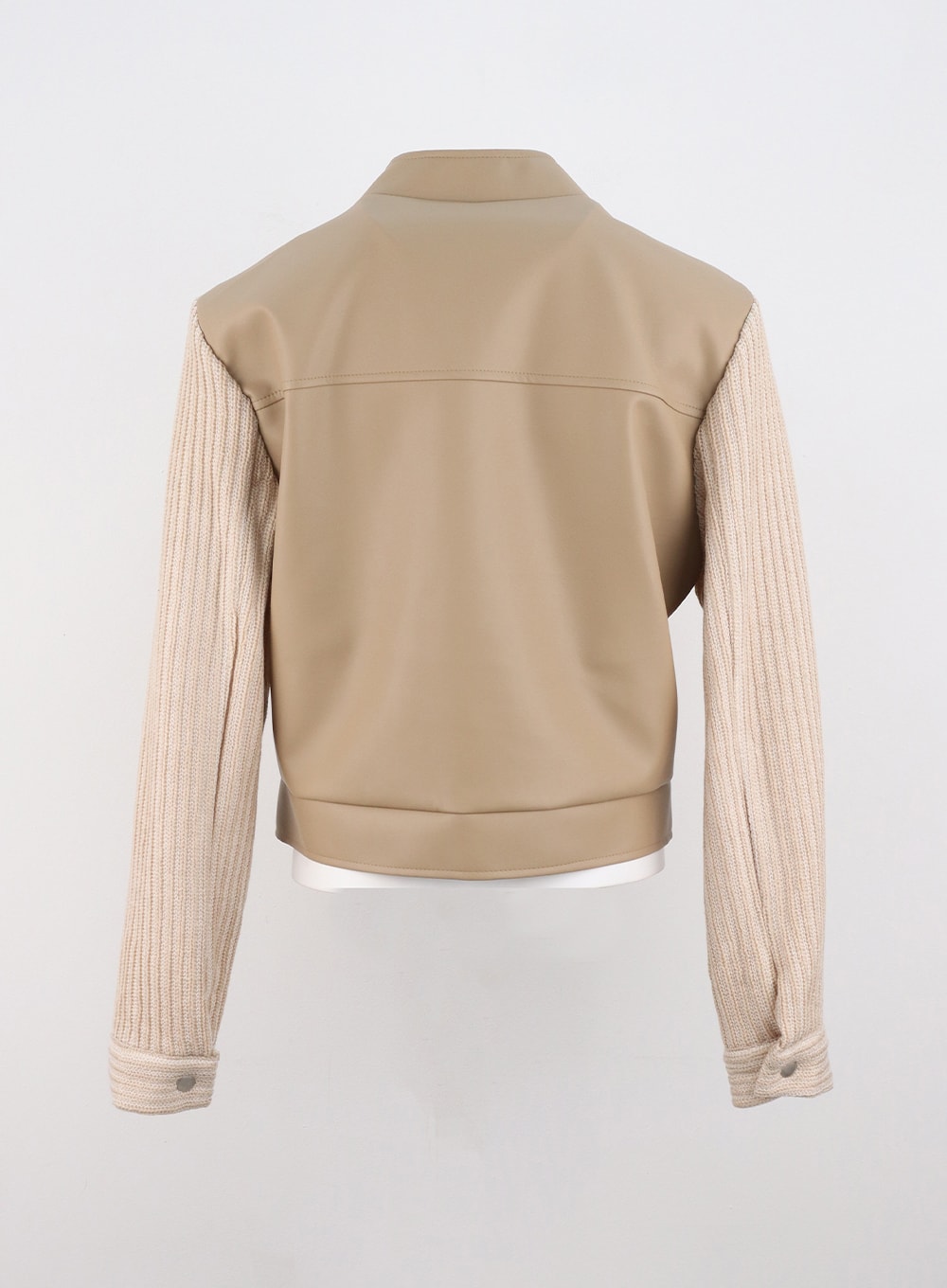 Two-Tone Faux Leather Jacket CO325