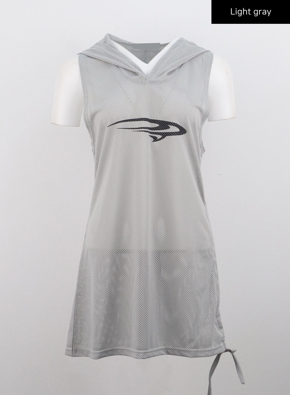 Graphic Hooded Sleeveless Top CG314