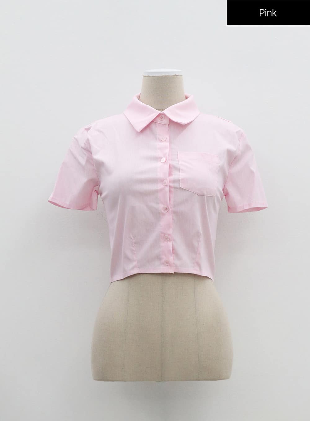 Slim Fit Cropped Shirt OM330