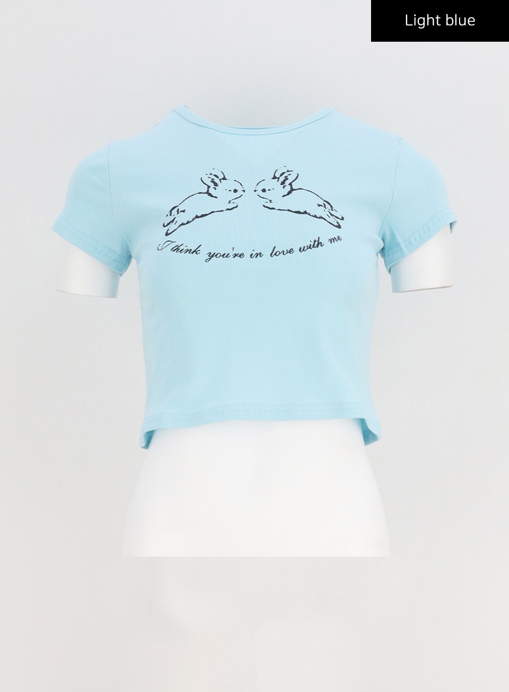 Cropped Bunny Tee CY315